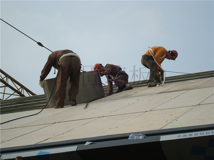 新型轻质复合墙板屋顶应用